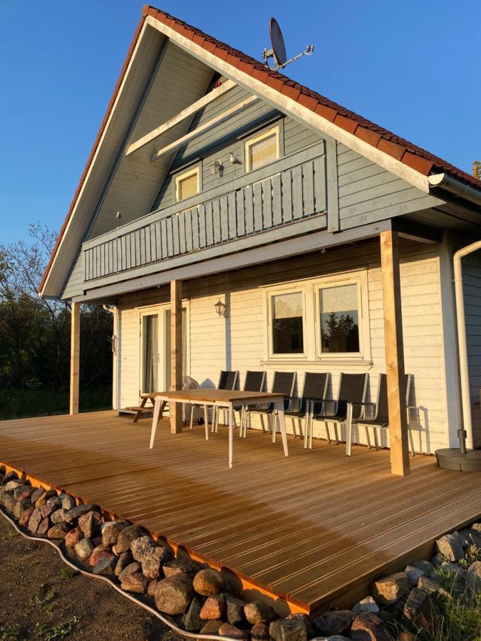 Freistehendes Einfamilienhaus Mit Boddenblick Naehe Ostsee Fuhlendorf  ภายนอก รูปภาพ